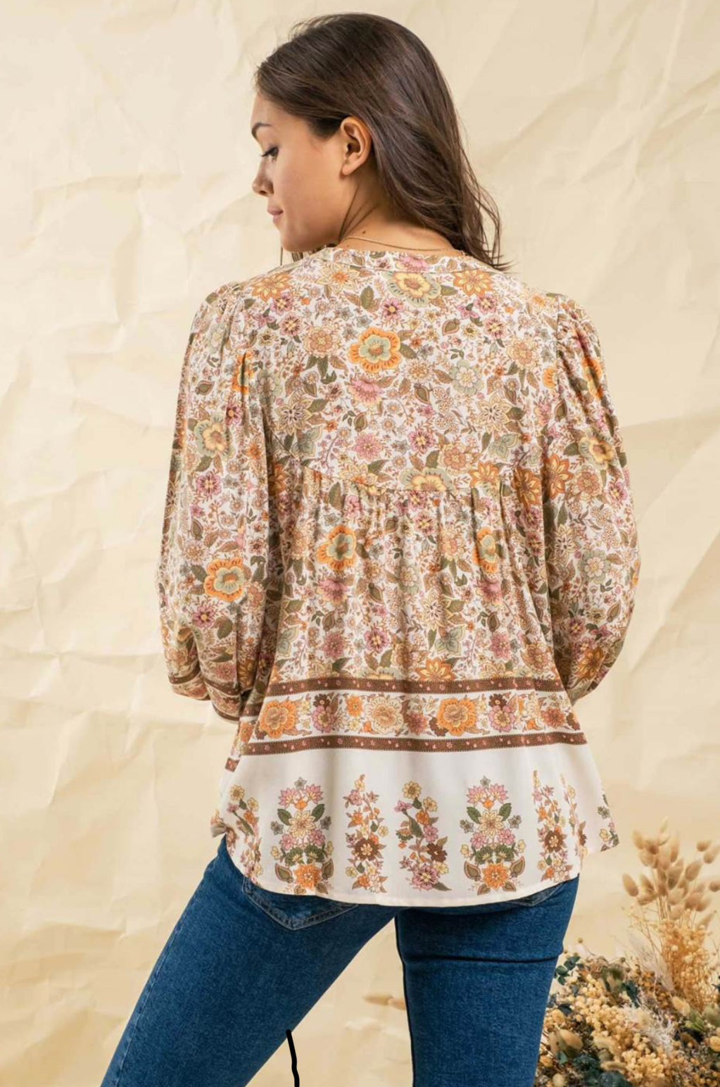 Chelsea Boho Floral Blouse