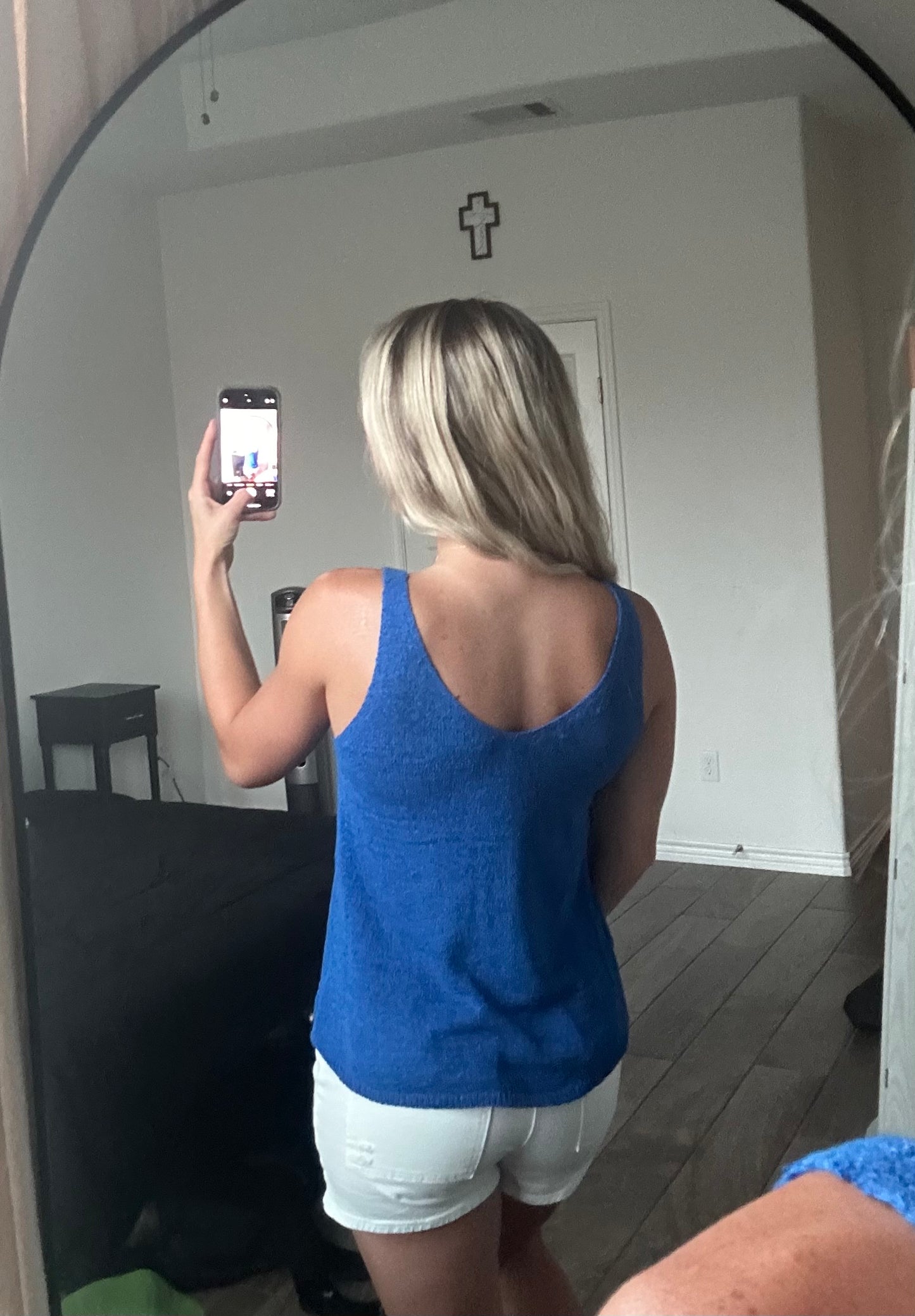 Knit Tank Top - Laguna
