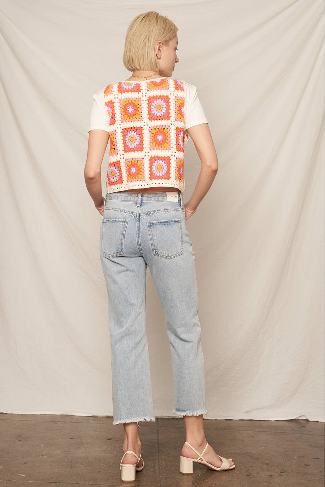 Technicolor Knit Vest