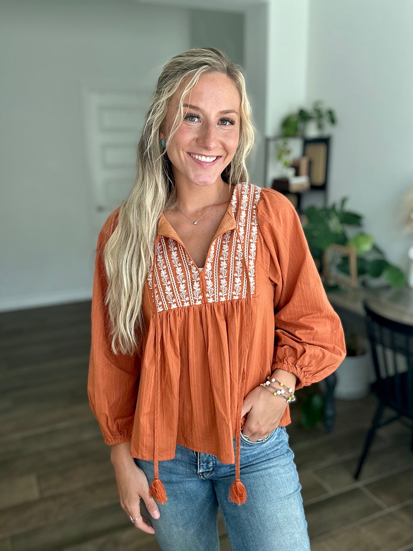 Sienna Embroidered Blouse