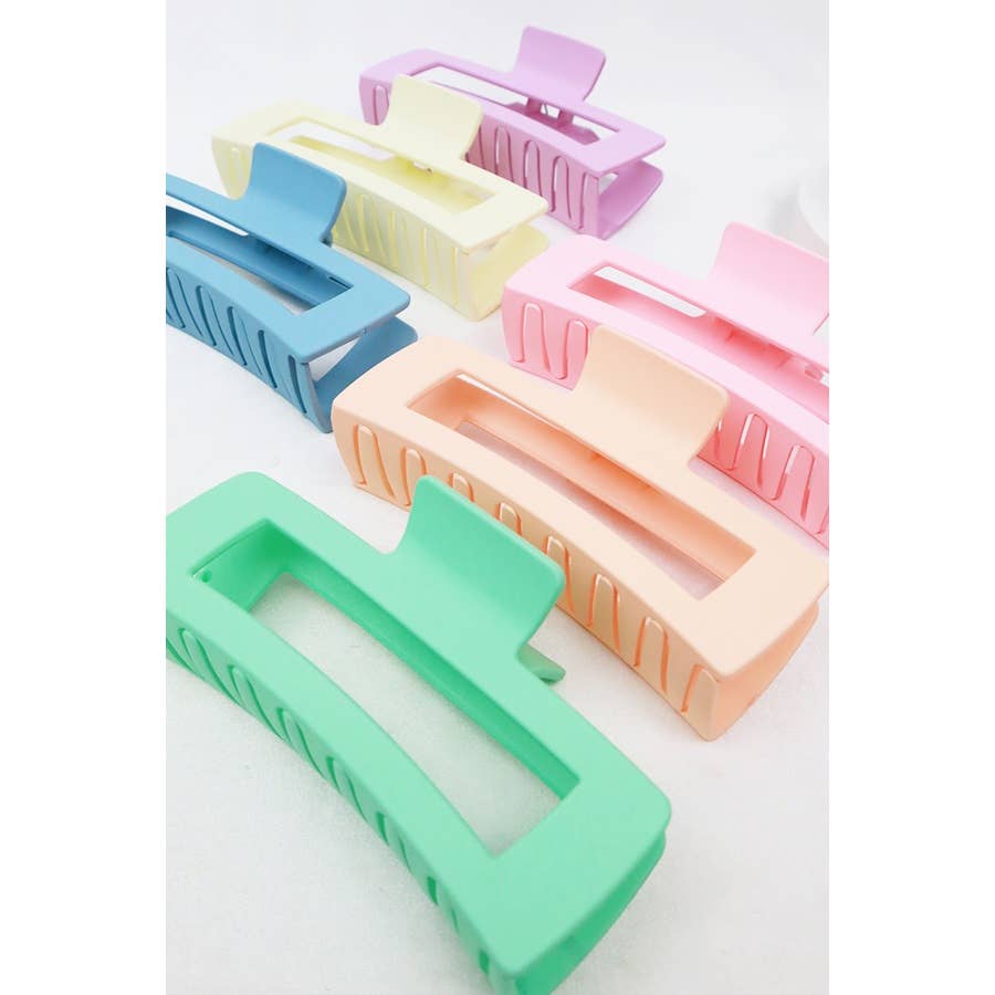 Pastel Matte Jumbo Hair Claw