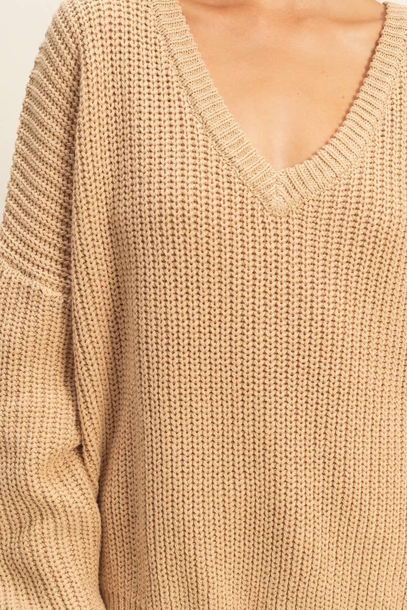 Cappuccino Slouchy Sweater