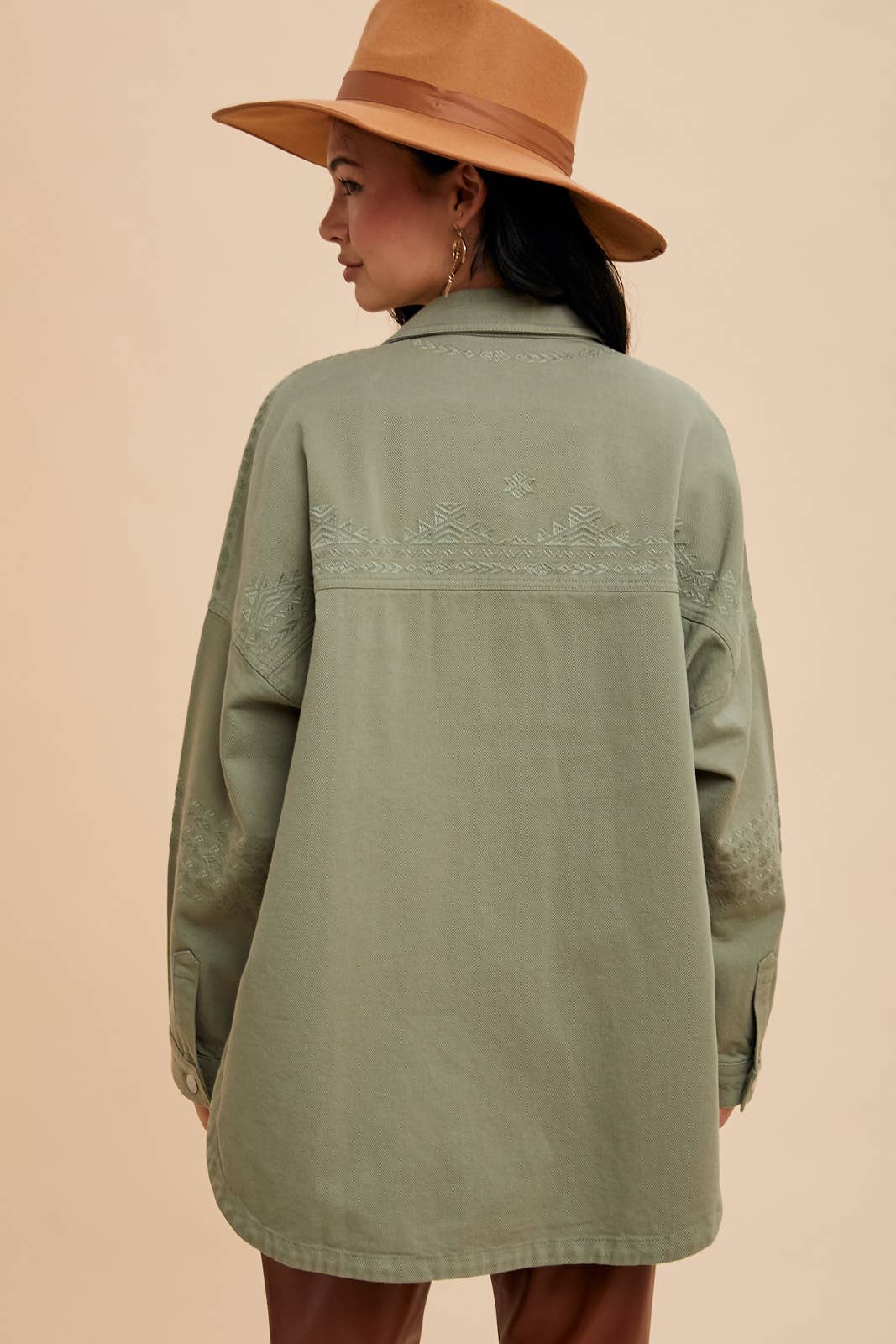 Embroidered Utility Jacket