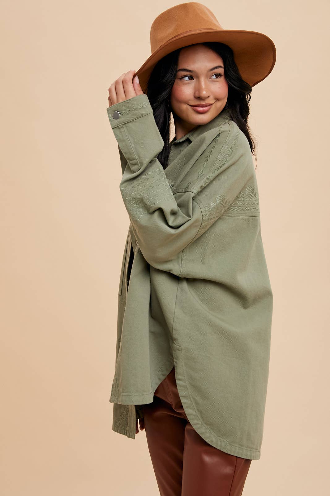 Embroidered Utility Jacket
