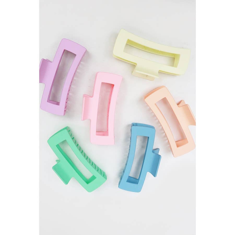 Pastel Matte Jumbo Hair Claw