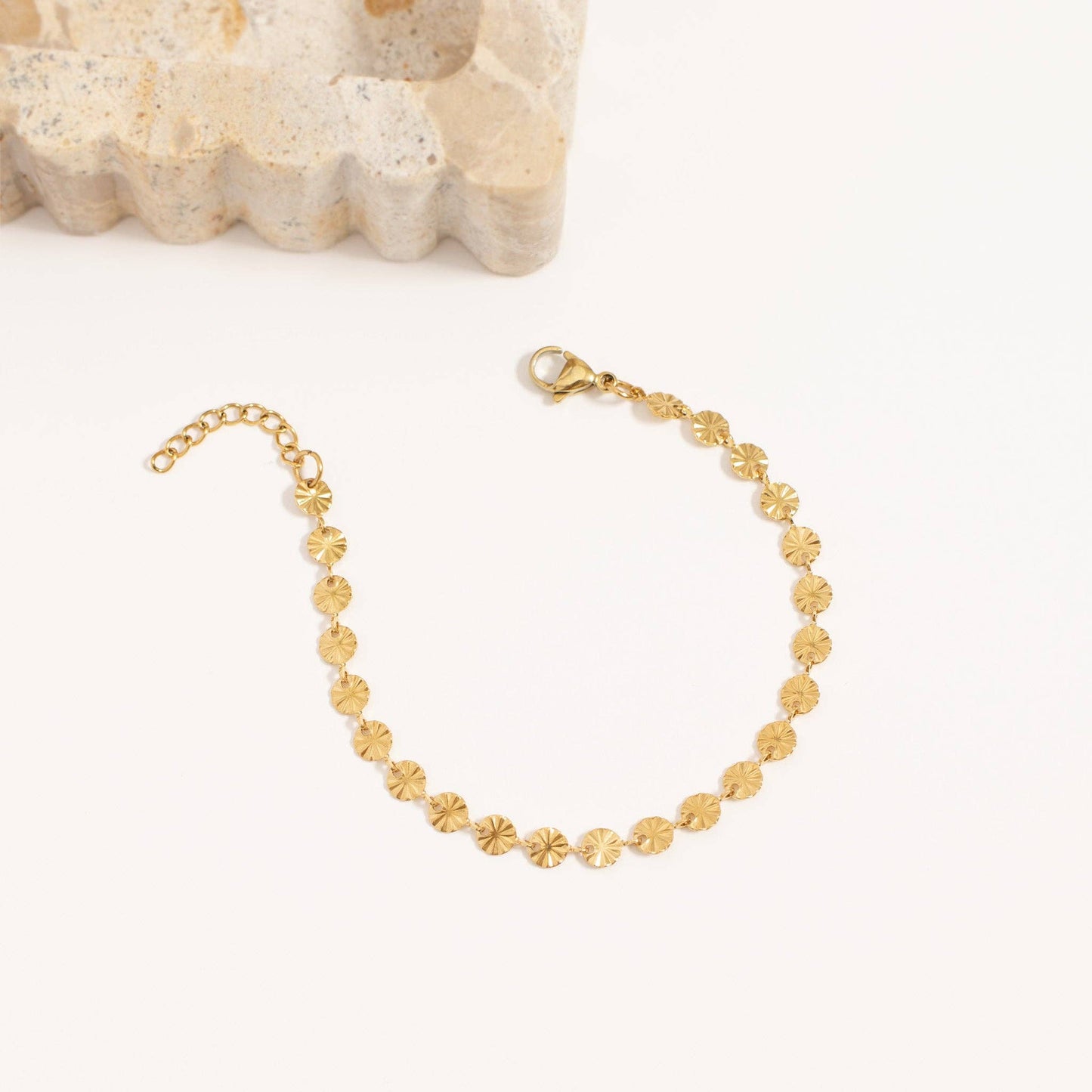 Sunburst Chain Bracelet - Gold
