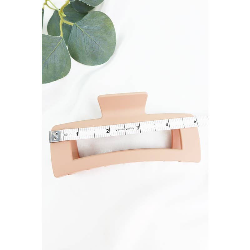 Neutral Matte Jumbo Hair Claw