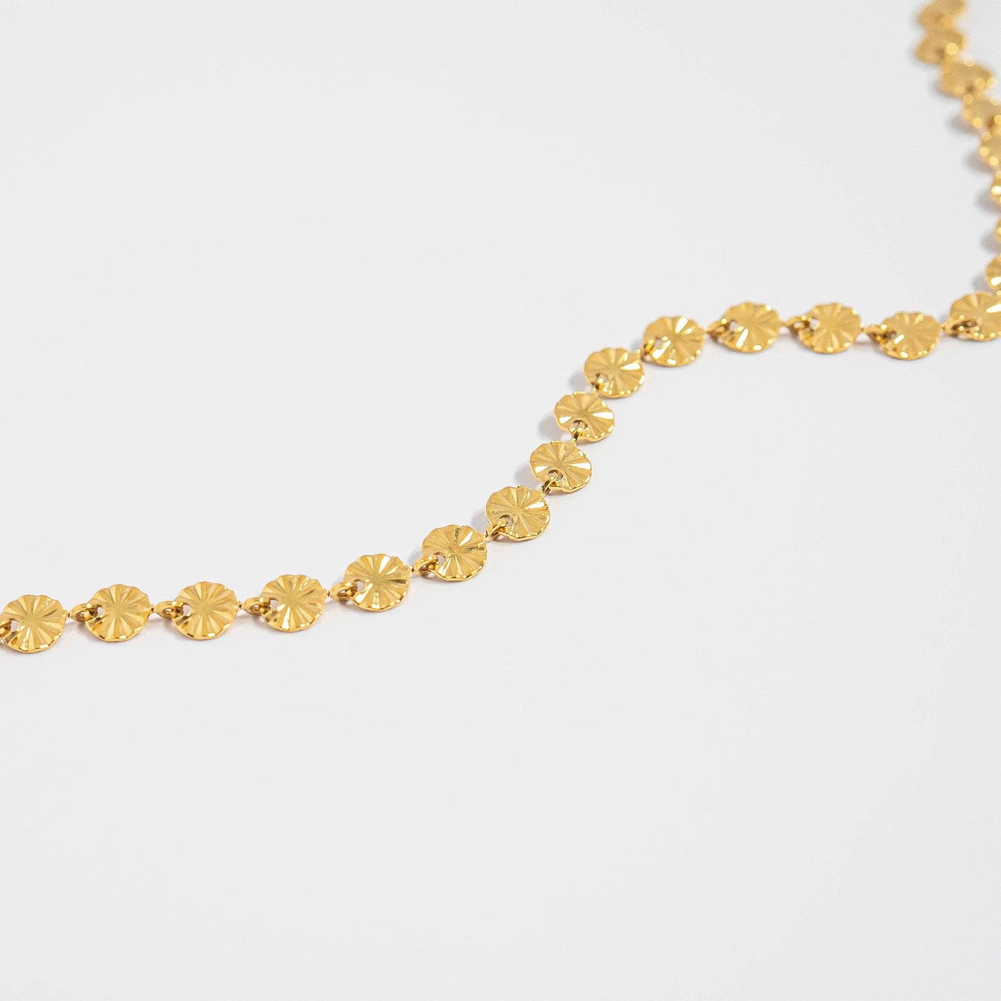 Sunburst Chain Bracelet - Gold