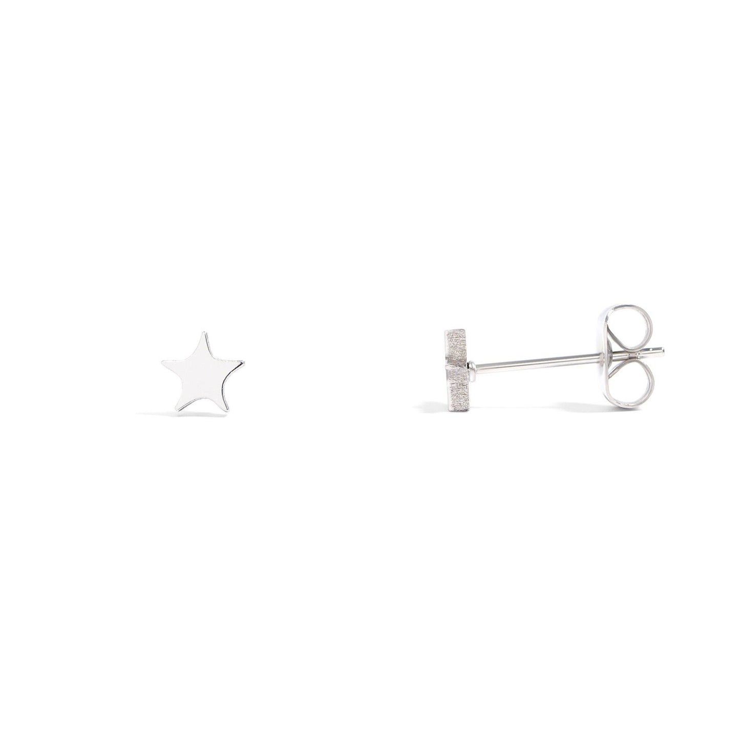 Itty Bitty Star Earrings: Gold