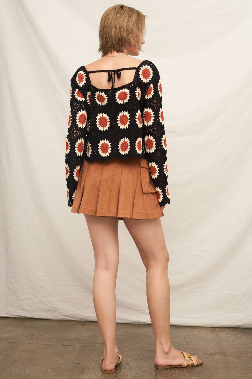 Sunflower Crochet Top