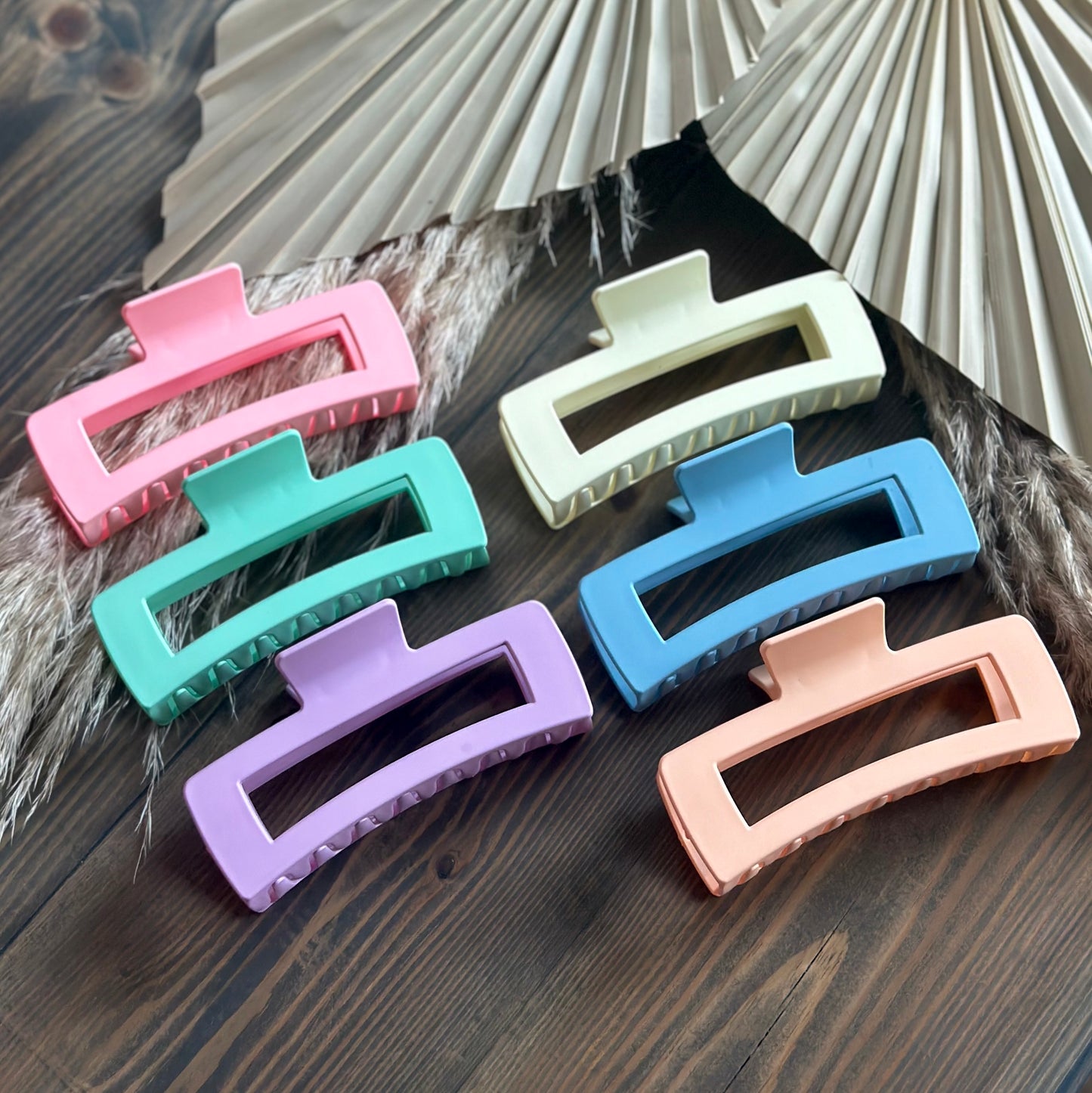 Pastel Matte Jumbo Hair Claw