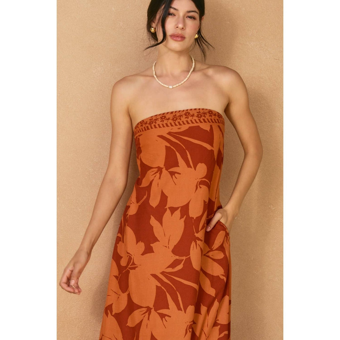 Sunset Palms Dress