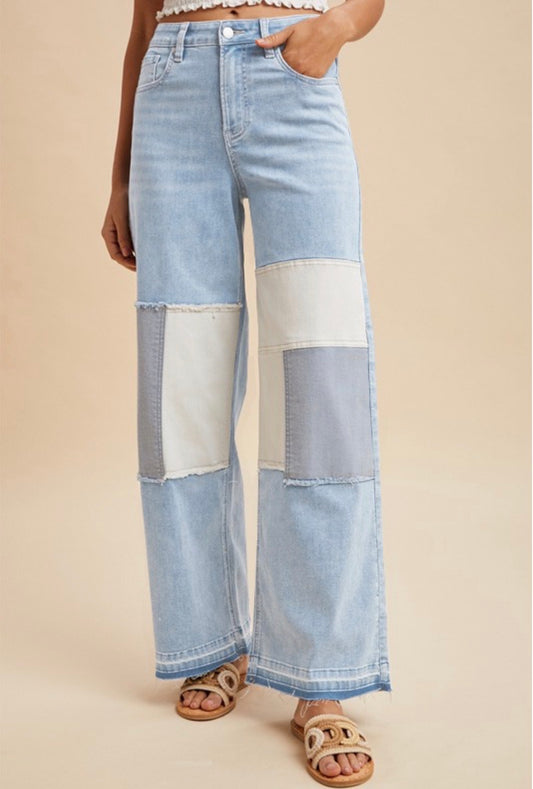 Vintage Patchwork Jeans