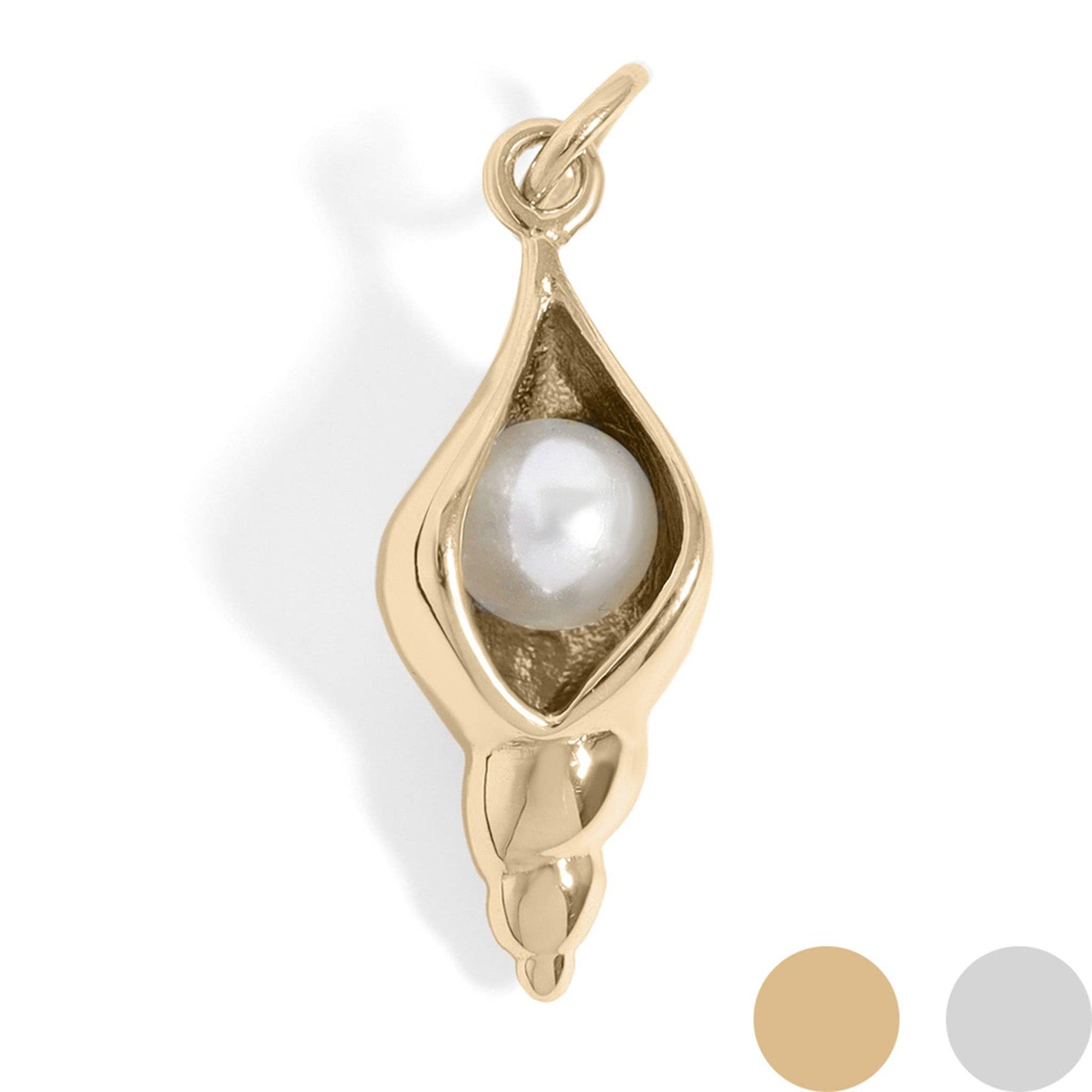 Paperclip Chain + Pearl Conch