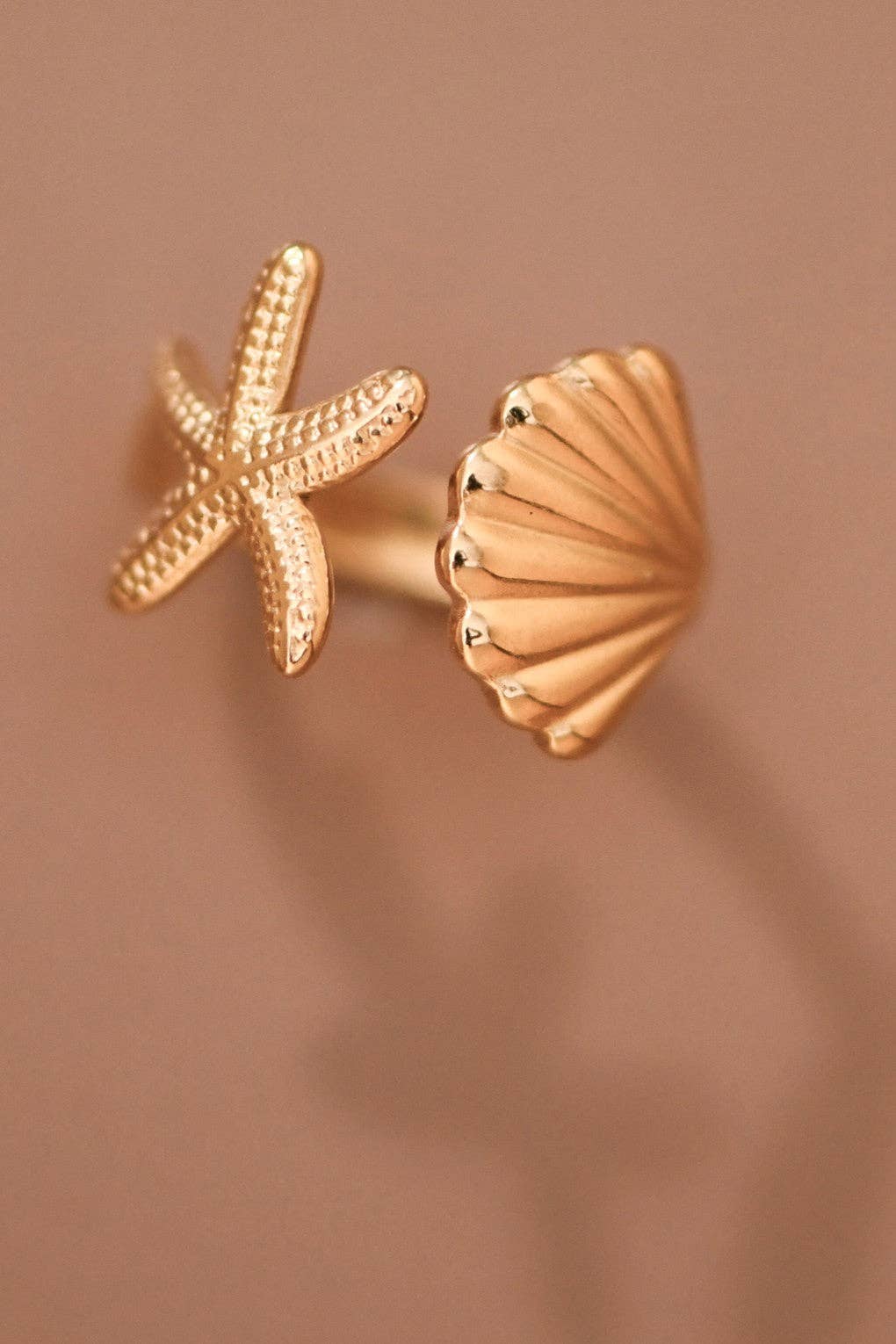 Gold Ocean Treasures Ring