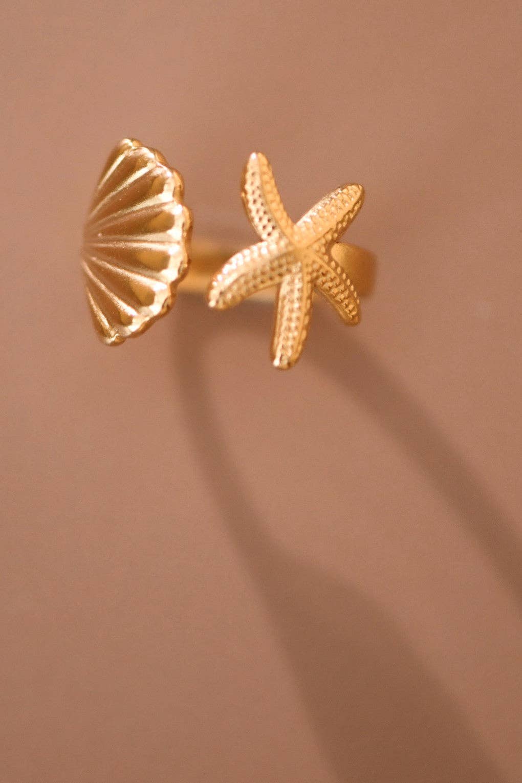 Gold Ocean Treasures Ring