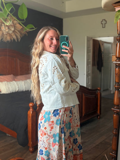 Embroidered Denim Jacket