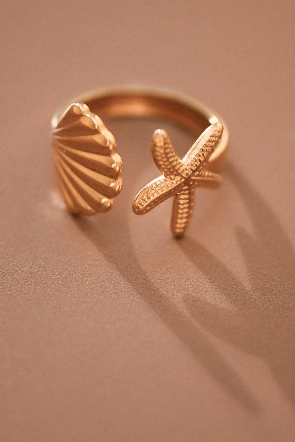 Gold Ocean Treasures Ring