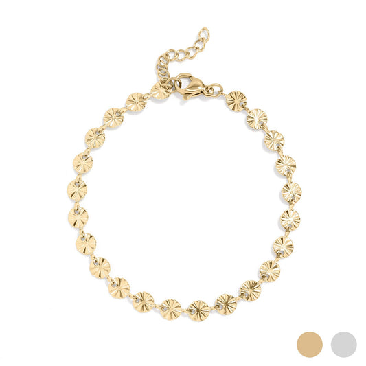 Sunburst Chain Bracelet - Gold