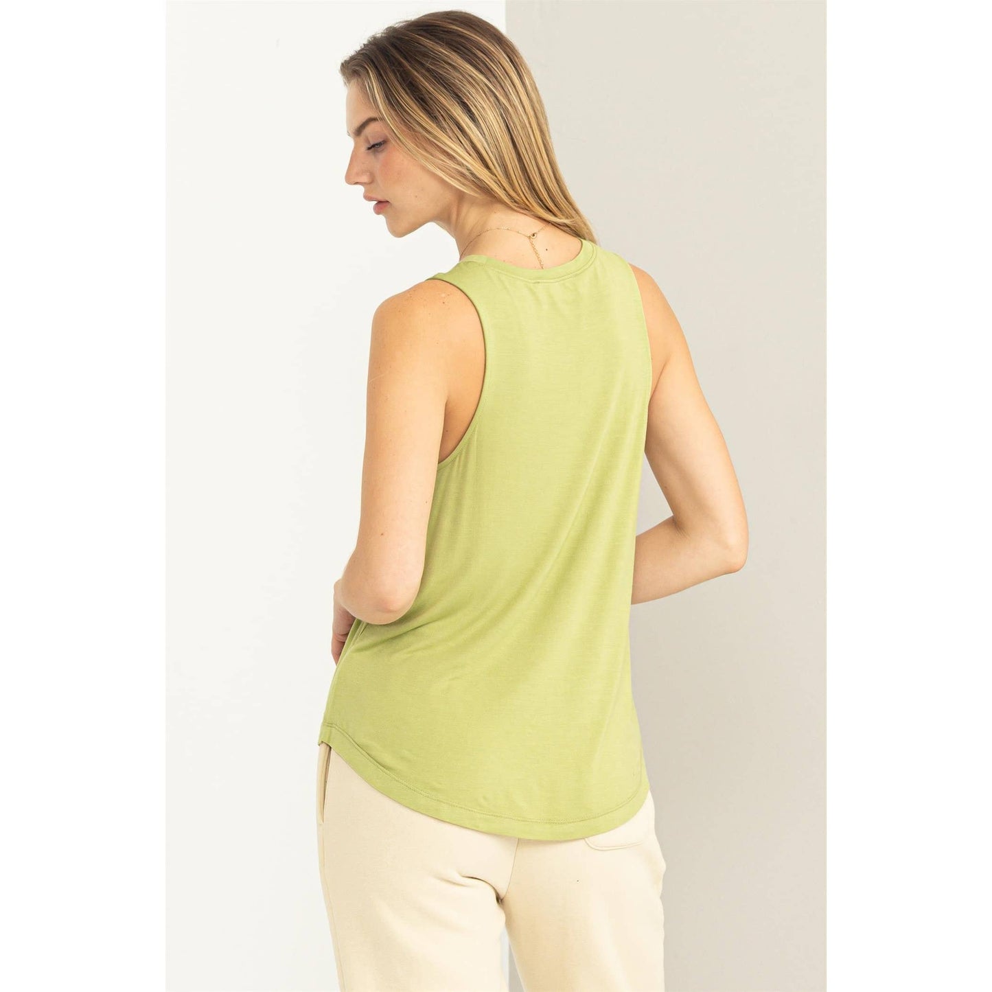 Kiwi Slub Knit Tank