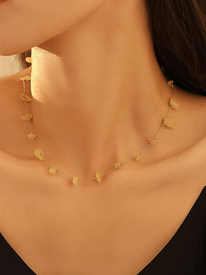 Pomelo Crushed Stone Necklace