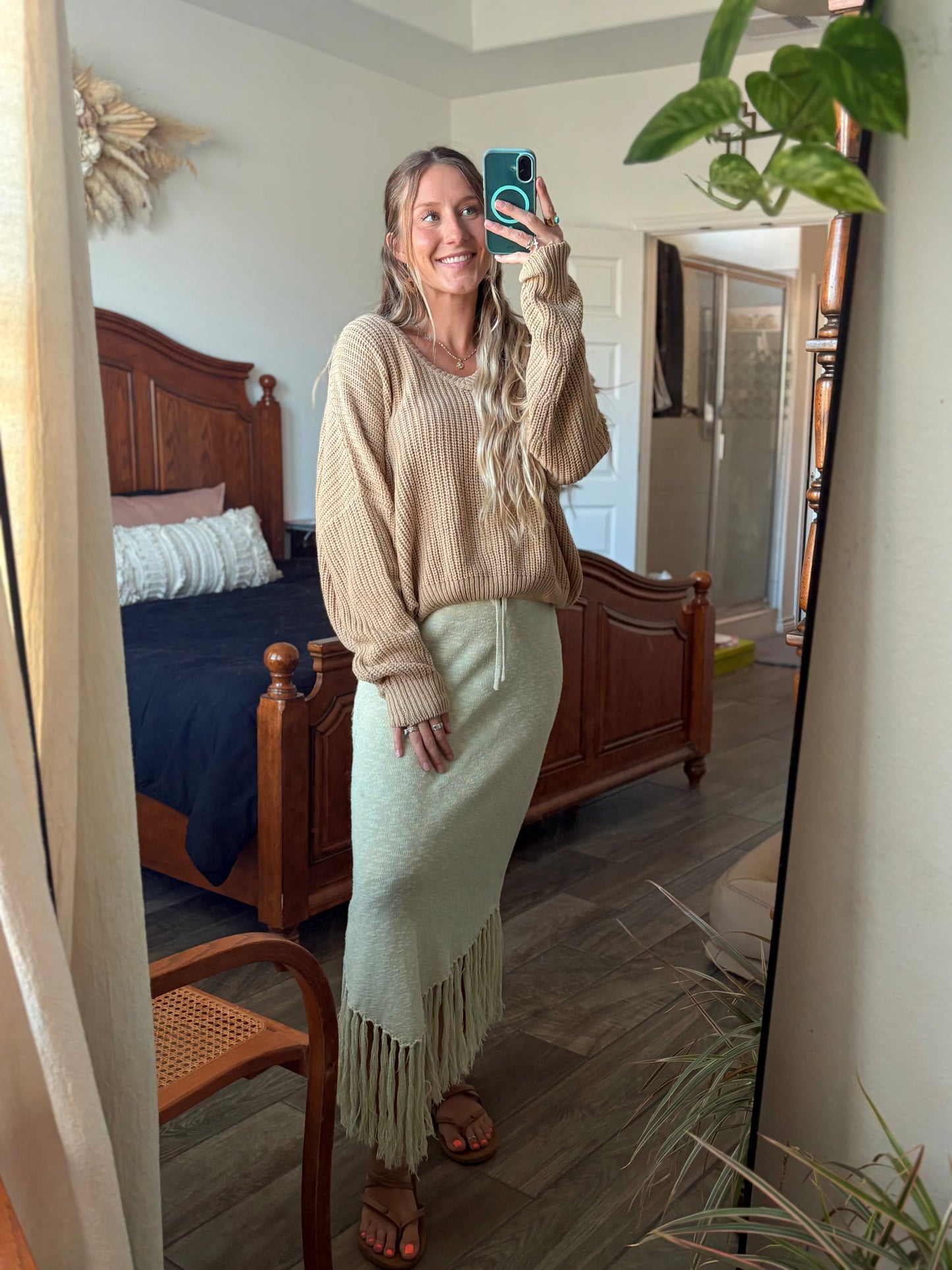 Cappuccino Slouchy Sweater