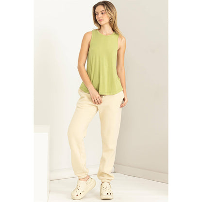 Kiwi Slub Knit Tank