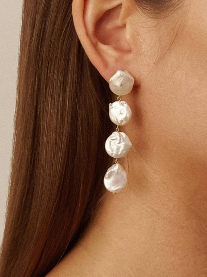 Cara Pearl Drop Earring