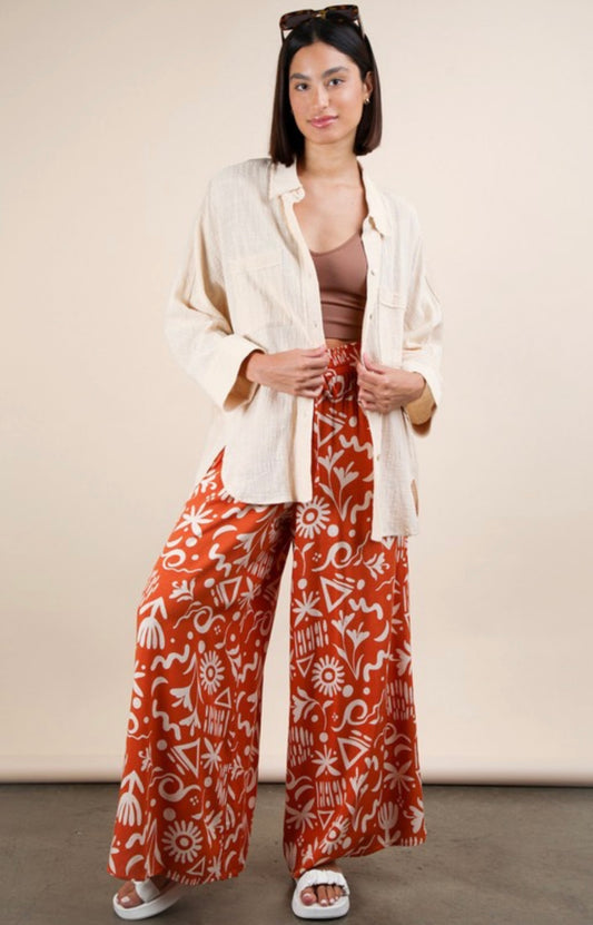Gauzy Linen Button Down