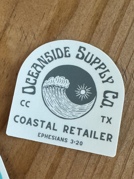 Oceanside Wave Sticker