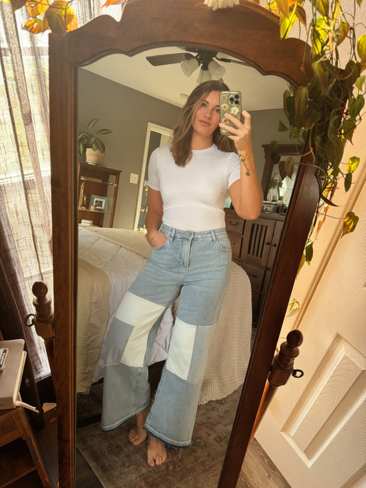 Vintage Patchwork Jeans