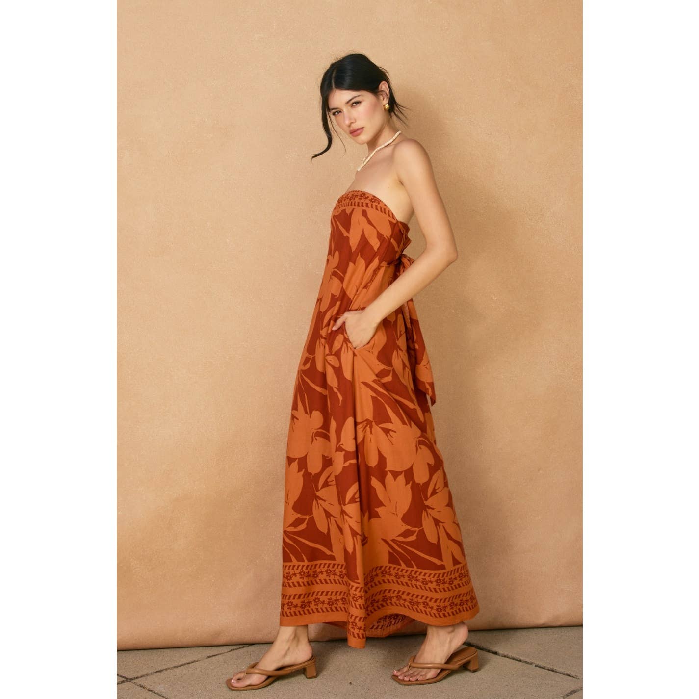 Sunset Palms Dress