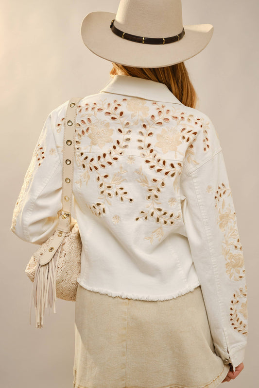 Embroidered Denim Jacket