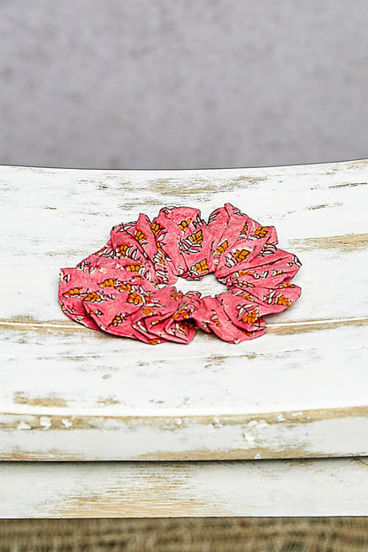 Floral-Print Scrunchie