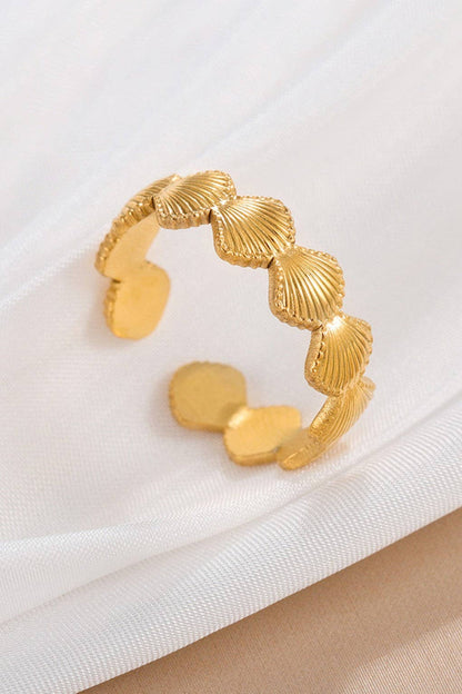 Gold Seashell Ring