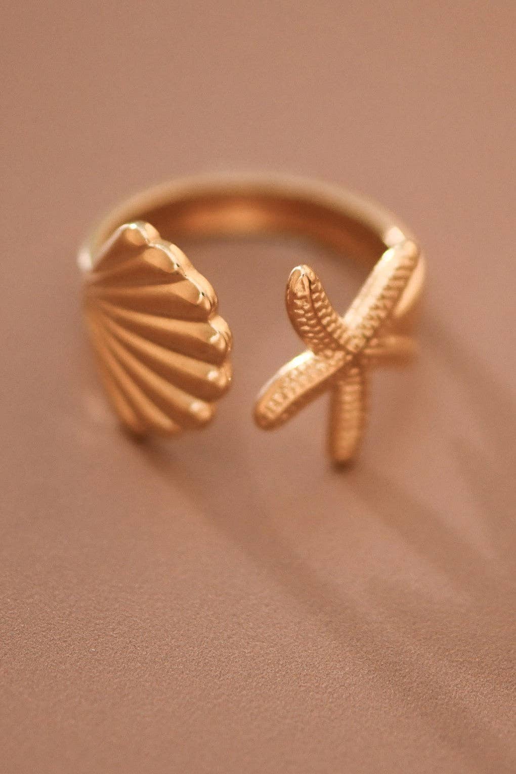 Gold Ocean Treasures Ring