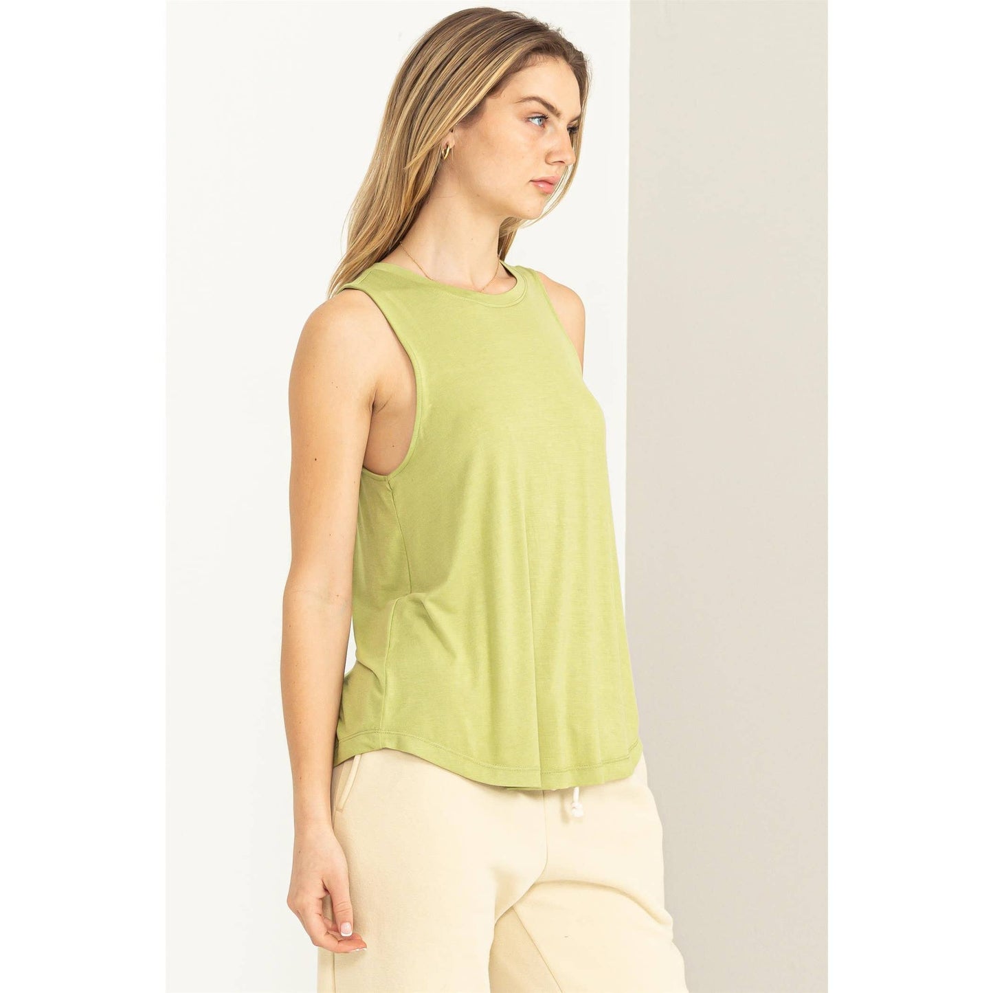 Kiwi Slub Knit Tank