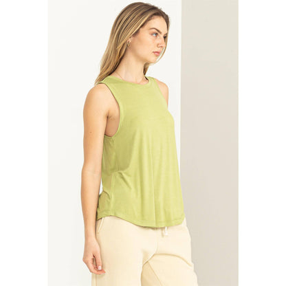 Kiwi Slub Knit Tank